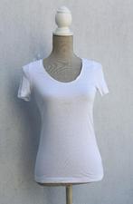Cyrillus T0 wit t-shirt (XS), Wit, Ophalen of Verzenden, Zo goed als nieuw, Cyrillus
