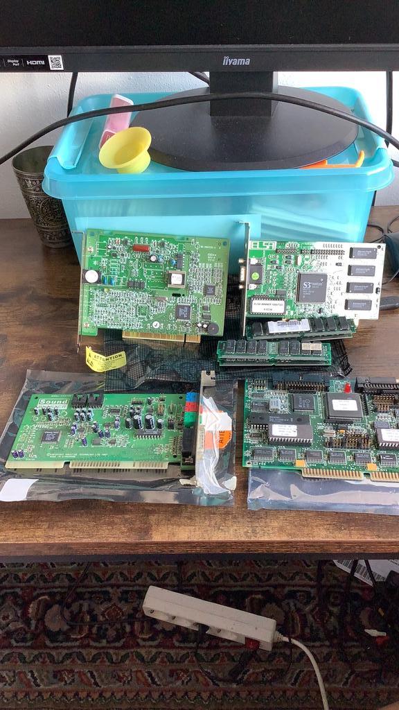 Verzameling oude pc-hardware, Computers en Software, Vintage Computers, Ophalen of Verzenden