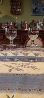 6 rode chimay glazen 33cl, Ophalen of Verzenden, Zo goed als nieuw