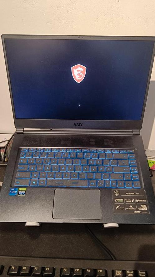 MSI Stealth 15M (+laptoptas), Computers en Software, Windows Laptops, Zo goed als nieuw, 15 inch, SSD, 16 GB, Gaming, Ophalen