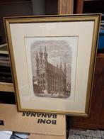 kader met afbeelding stadhuis leuven, Ophalen