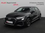 Audi A3 Sportback A3 Sportback 35 TFSI S line S tronic, Automaat, 135 g/km, Zwart, Lederen bekleding