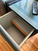 2 nachtkastjes - zwart, Huis en Inrichting, Ophalen, Met plank(en), Minder dan 50 cm, Zo goed als nieuw