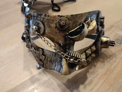 masker steampunk, Hobby en Vrije tijd, Feestartikelen, Zo goed als nieuw, Feestartikel, Ophalen of Verzenden
