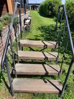 escalier en fer forgé, Doe-het-zelf en Bouw, Ladders en Trappen, Gebruikt, Ophalen of Verzenden, Trap, Minder dan 2 meter