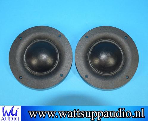 Scanspeak Discovery D7608/920010 Mid-range Dome set van 2, Auto diversen, Autospeakers, Gebruikt, Ophalen of Verzenden