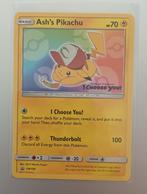 Ash's Pikachu promo SM 108, Ophalen of Verzenden, Nieuw, Losse kaart