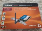 D-Link DWL-G510 Wireless G Desktop Adaptor, Computers en Software, Gebruikt, Ophalen of Verzenden
