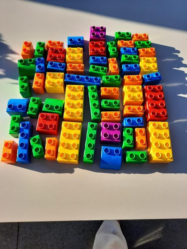 lego blokken 53 stuks ( groot formaat ), Kinderen en Baby's, Speelgoed | Duplo en Lego, Gebruikt, Lego, Losse stenen, Ophalen of Verzenden