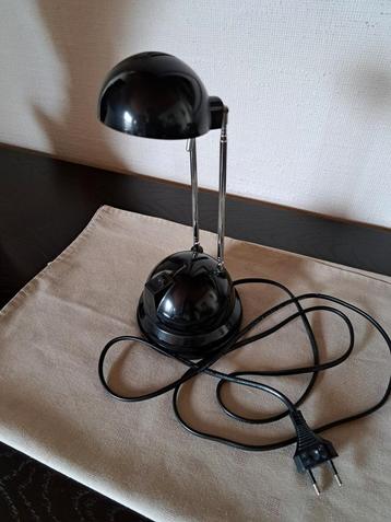Zwarte bureaulamp 