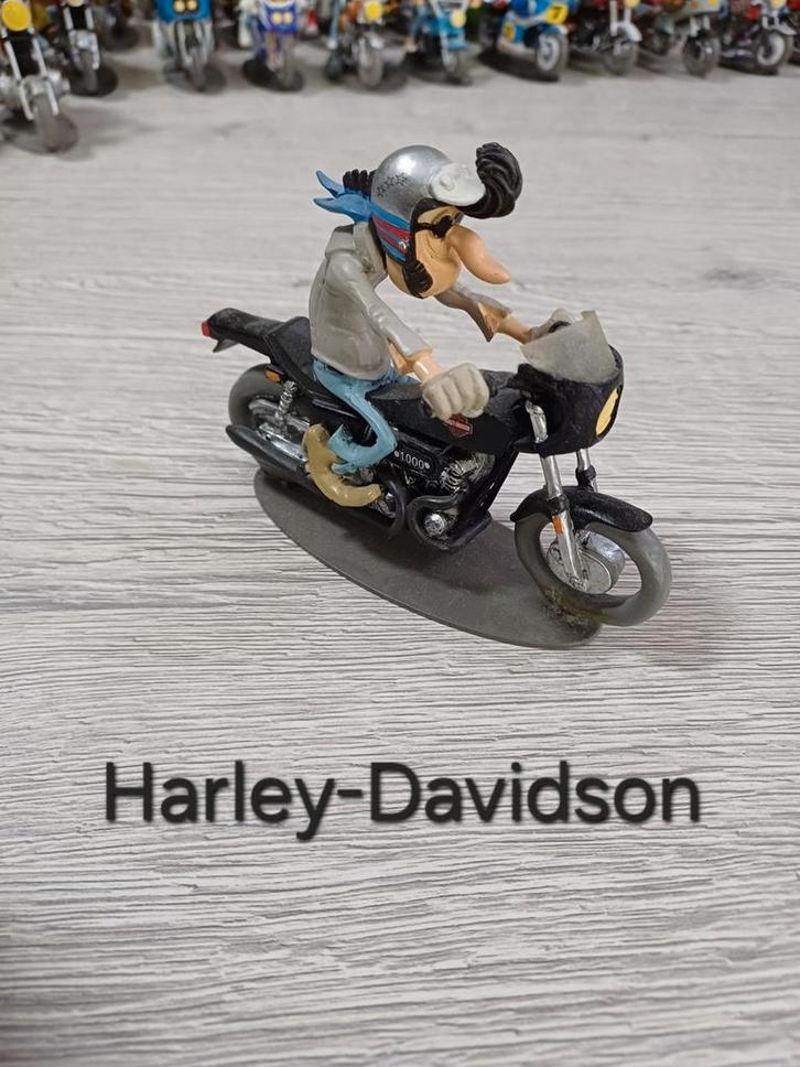 1 Harley Davidson-motorfiets van Joe en Bar Team, Verzamelen, Stripfiguren, Beeldje of Figuurtje, Overige figuren, Ophalen of Verzenden