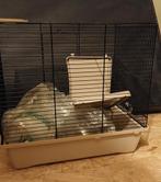 Hamsterkooi met toebehoren, Dieren en Toebehoren, Kooi, Minder dan 75 cm, Zo goed als nieuw, Hamster