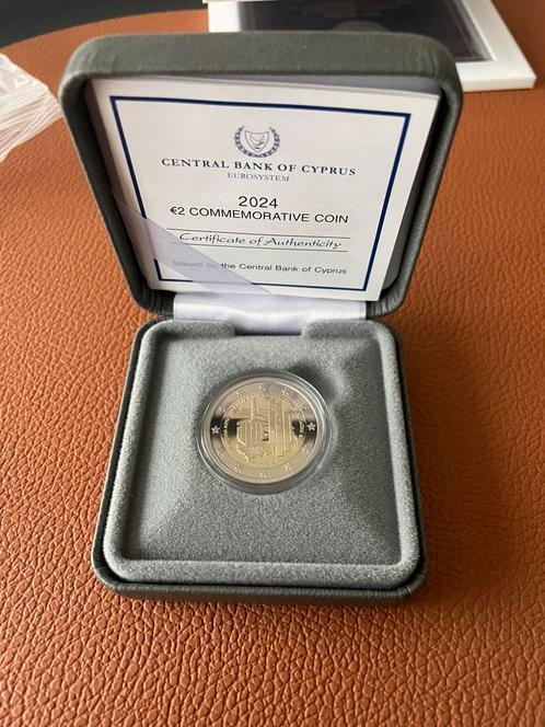 Cyprus 2024 Proof, Postzegels en Munten, Munten | Europa | Euromunten, Losse munt, 2 euro, Cyprus, Geboorte of Huwelijk, Ophalen of Verzenden