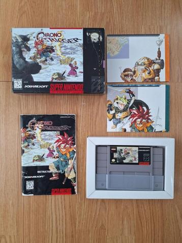 Chrono Trigger complet en boîte (CIB) pour la SNES, Enlèvement ou Envoi, 1 joueur, Jeu de rôle (Role Playing Game), Utilisé