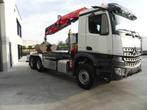 Mercedes-Benz Arocs 2643 Containersysteem en kraan, Auto's, Vrachtwagens, Automaat, Achterwielaandrijving, Euro 6, Wit