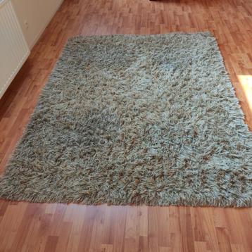 Langpolig wol-satijn vloerkleed Lifestyle Carpets 215x170 cm beschikbaar voor biedingen
