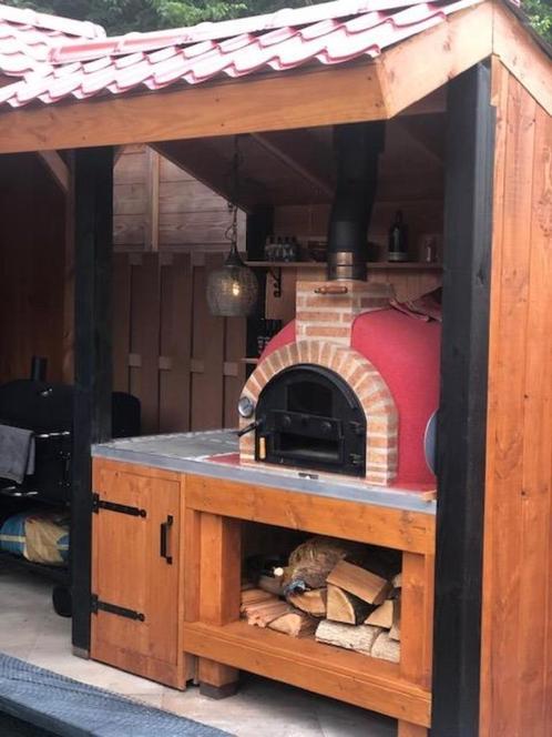 Pizzaoven TONINO 110/80cm met gemetselde boog, Tuin en Terras, Tuinmeubel-accessoires, Nieuw, Ophalen