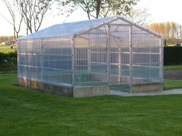 Serre  constructie, Tuin en Terras, Kassen, Gebruikt, Kweekkas, Staal, Ophalen