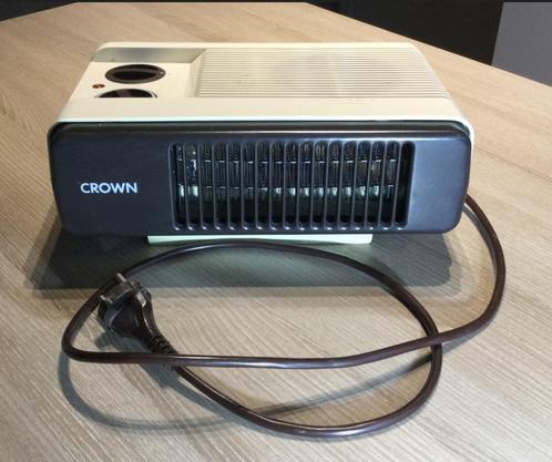 CROWN warmeluchtblazer 1000W/2000W, Doe-het-zelf en Bouw, Verwarming en Radiatoren, Zo goed als nieuw, Thermostaat, 800 watt of meer