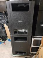 2x Audac SX-418 18 inch baskast subwoofer 600w, Ophalen, Zo goed als nieuw, Audio
