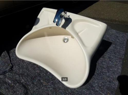 vintage wastafel lavabo Luigi Colani 70er, Doe-het-zelf en Bouw, Sanitair, Zo goed als nieuw, Wastafel, Steen, Ophalen