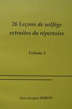 Buron J.J. 26 leçons de solfège extraites... (Volume 1), Overige genres, Les of Cursus, Nieuw, Overige instrumenten