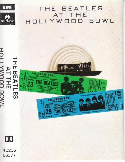 the Beatles at the Hollywood bowl op MC, CD & DVD, Cassettes audio, Originale, Envoi