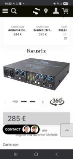 Carte son Saffire pro 24 dsp, Ophalen of Verzenden, Zo goed als nieuw