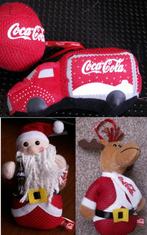 Complete set Coca Cola stoffen Kersthangers kerstauto k-man, Verzamelen, Ophalen of Verzenden, Nieuw