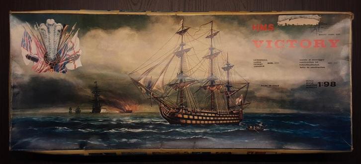 Uitzonderlijke houten modelbouw HMS Victory op schaal 1/98, Hobby & Loisirs créatifs, Modélisme | Bateaux & Navires, Neuf, 1:50 à 1:200