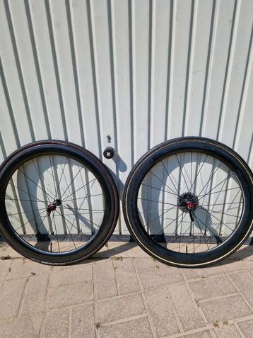 Vision metron 55 wielen, Fietsen en Brommers, Fietsonderdelen, VISION, Racefiets, Zo goed als nieuw, Ophalen