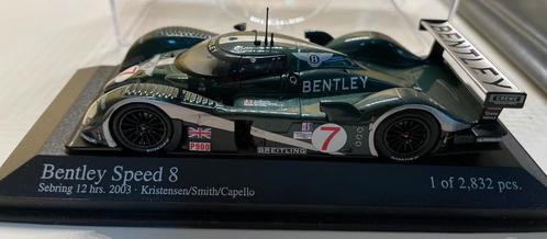 1/43 Bentley Speed 8 12 heures de Sebring 2003 MINICHAMPS, Hobby en Vrije tijd, Modelauto's | 1:43, Zo goed als nieuw, Auto, MiniChamps