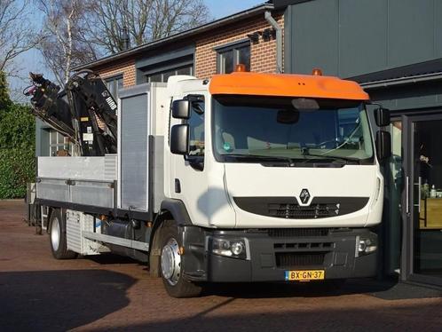 Renault Premium 340 CRANE HIAB 144E-3 HIDUO ROTOR AFSTANDBED, Autos, Camions, Entreprise, Achat, ABS, Ordinateur de bord, Verrouillage central