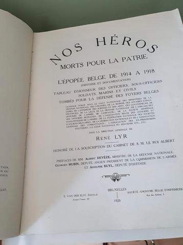 Nos Héros : uitgave 1920