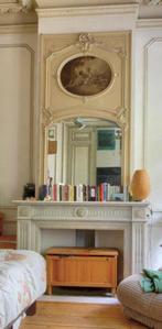 Decor van de open haard van eind 1800, Antiek en Kunst, Ophalen