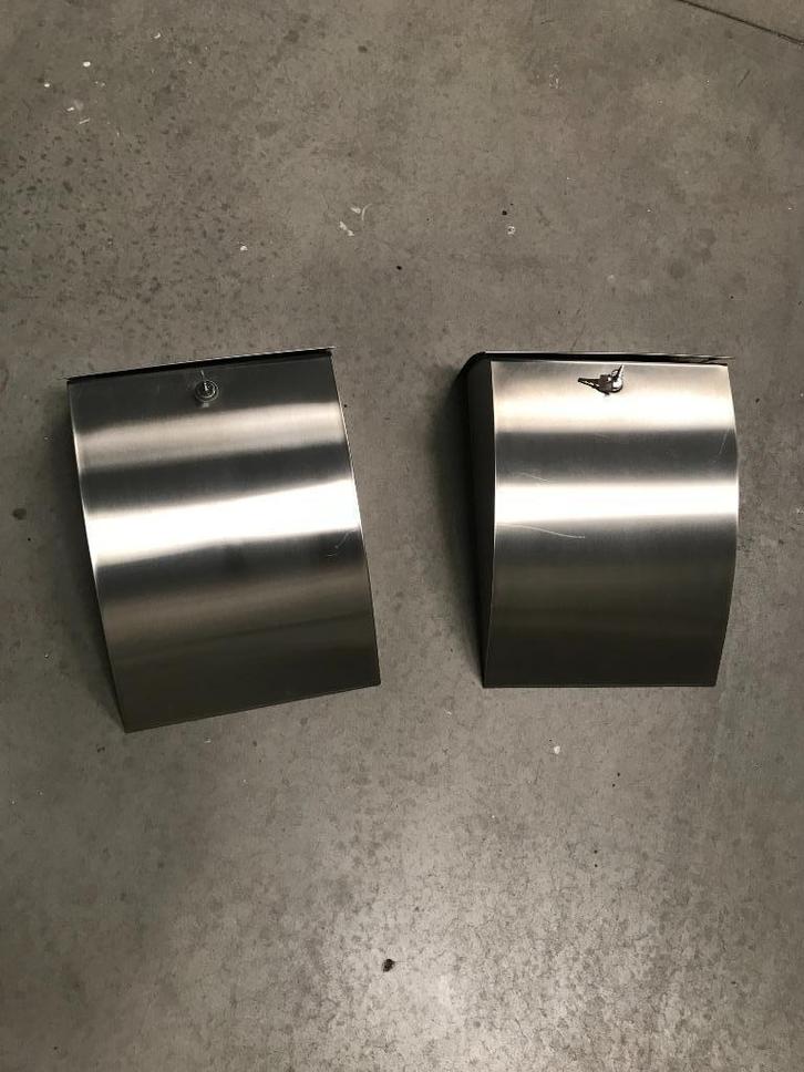 Brievenbus in inox - Postbus in roestvrij staal, Doe-het-zelf en Bouw, Overige Doe-Het-Zelf en Bouw, Gebruikt, Ophalen