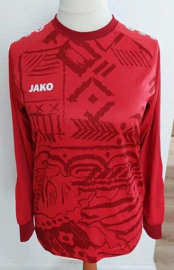 KEEPERSTRUI JAKO ROOD - MAAT: M - "TOPPER", Enlèvement ou Envoi, Comme neuf, Taille 48/50 (M), Rouge