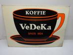 Reclame VeDeKa koffie 1954,metaal., Verzamelen, Ophalen of Verzenden, Gebruikt, Reclamebord