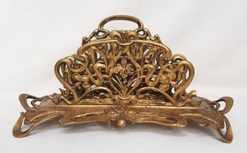 Brievenhouder Art Nouveau Messing beschikbaar voor biedingen