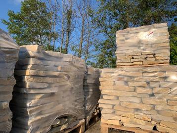 Aanbieding geel/beige Flagstones 2-3 cm dik Bestrating tegel beschikbaar voor biedingen