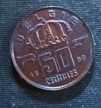 Misslag: 50 cent 1980 VL - Boudewijn I (1/8 slag), Verzenden, Brons, Losse munt