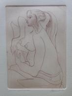 FRED BERVOETS / NAAKTE VROUW / KLEURETS / 39x26cm / SIG, Ophalen of Verzenden