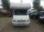 Rimor Europeo NG6 Transit 2.4 TDCI 2003 124000km 6 slaappl., Caravans en Kamperen, Alkoof, Dakluik, Ford, Ford