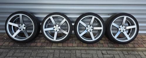 19" Mercedes aluminium velgen met banden, Auto-onderdelen, Banden en Velgen, Banden en Velgen, Zomerbanden, 19 inch, 235 mm, Personenwagen