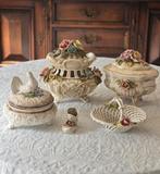 Vintage Italiaans Porseleinen Soepterrines, Ophalen