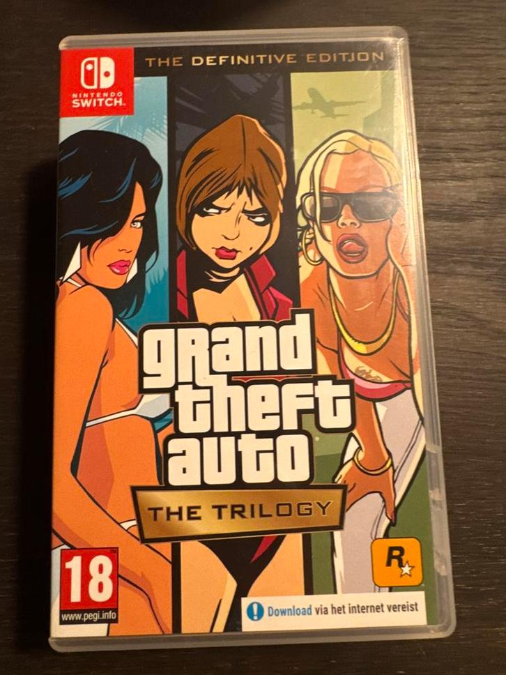 Grand Theft Auto: The Trilogy Definitive Edition, Games en Spelcomputers, Games | Nintendo Switch, Overige genres, Vanaf 18 jaar