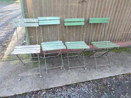 Anciennes chaises de jardin, Jardin & Terrasse, Chaises de jardin, Utilisé, Enlèvement ou Envoi