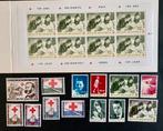 21 Postzegels inc boekje Rode Kruis BE - postfris, Rode kruis, Ophalen of Verzenden, Zonder stempel, Postzegelboek