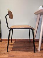 Chaise design style scandinave, Comme neuf, Brun, Scandinave, Enlèvement ou Envoi