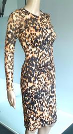 Korte jurk luipaard mesh Karen Millen 36 S, Kleding | Dames, Bruin, Verzenden, Nieuw, Maat 36 (S)